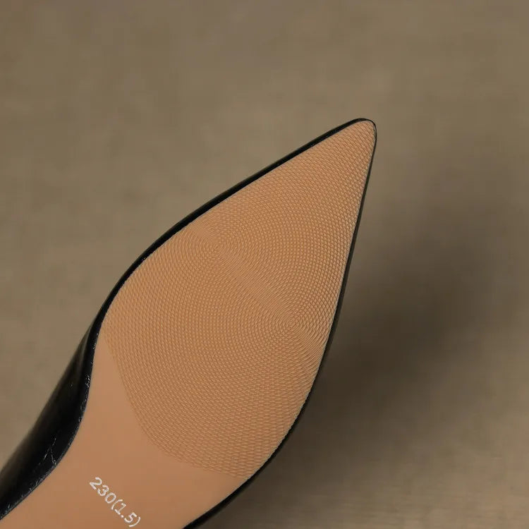 Lorienne Grace Leather Slides