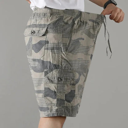 AURORAINE — Camo Elegance Shorts
