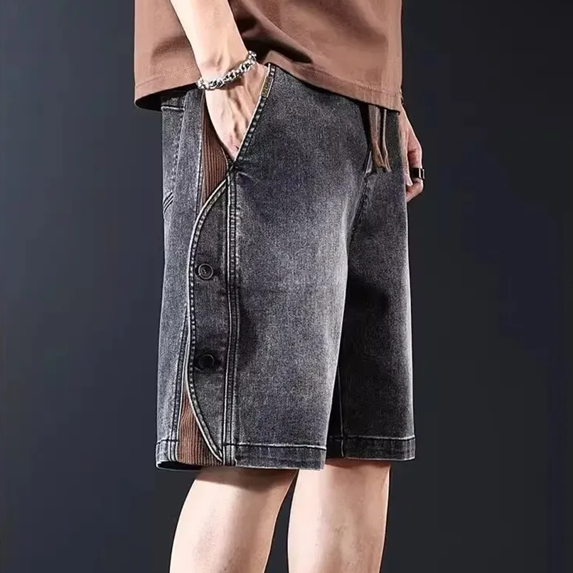 DARLINGTON - Denim Corduroy Shorts