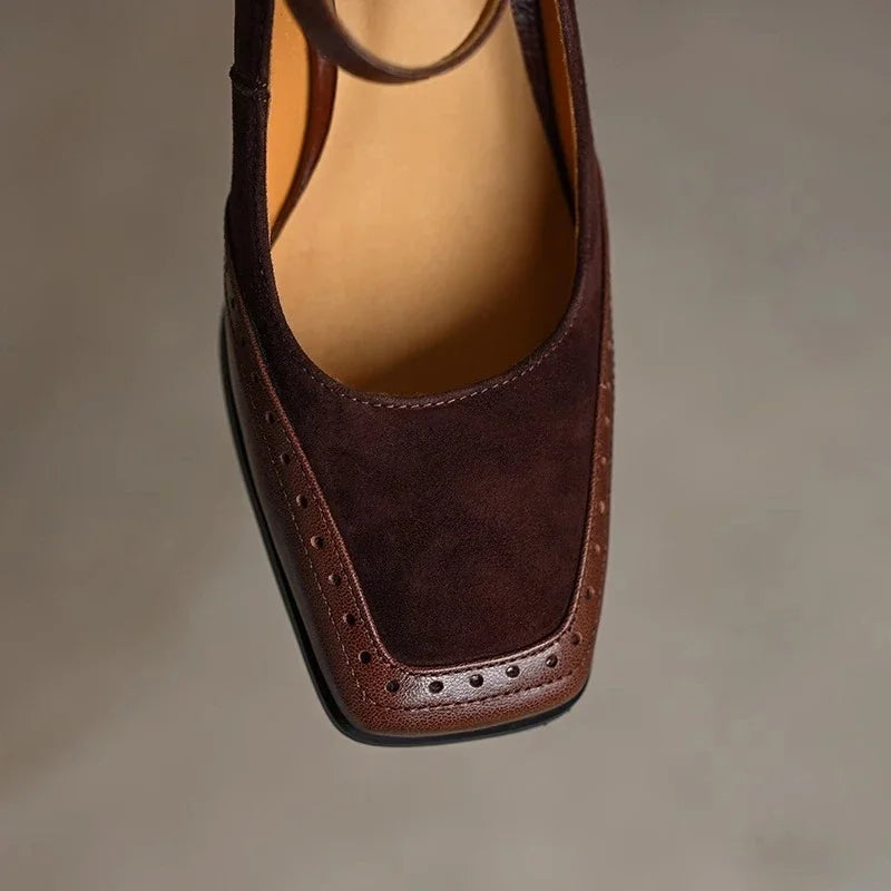 Lydelle — Leather Block Heels