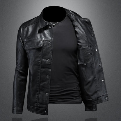 AURUMA — Vegan Leather Jacket