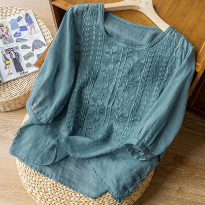 Aveline Whisper Linen Top