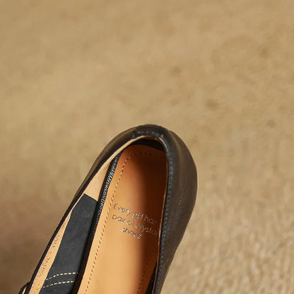 Aleria - Square-Toe Leather Pumps