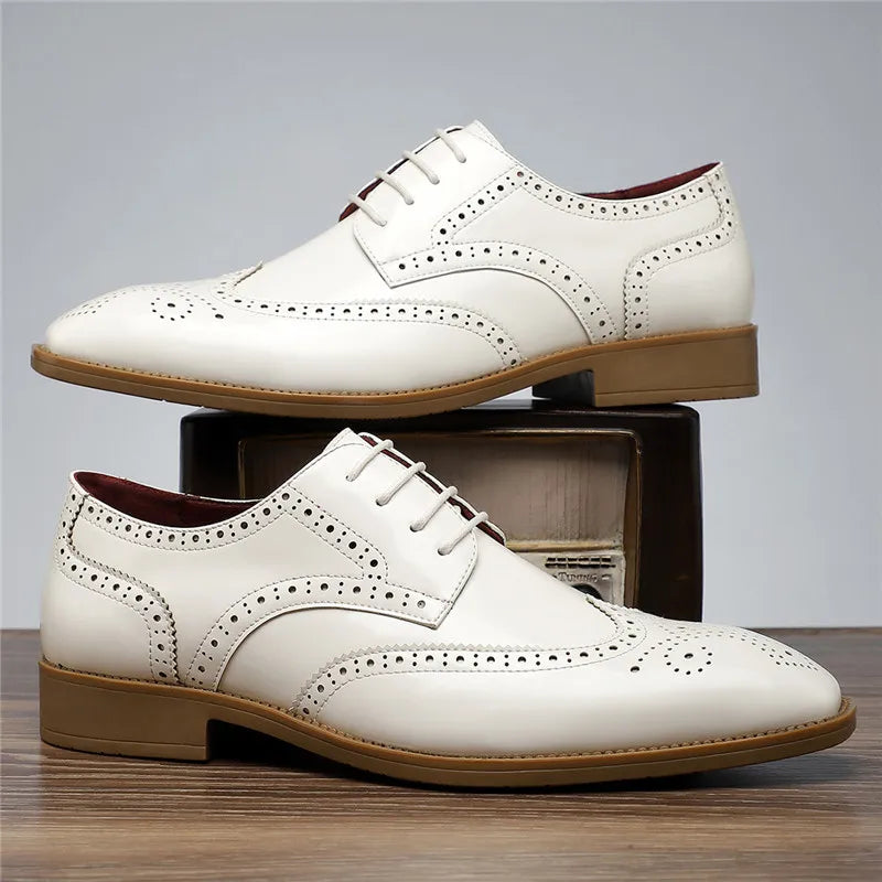 Aurello - Leather Brogue Oxfords