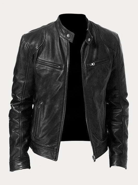Aurelia - Luxe Leather Jacket