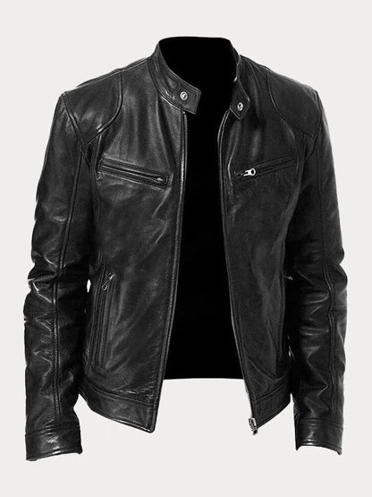 Aurelia - Luxe Leather Jacket