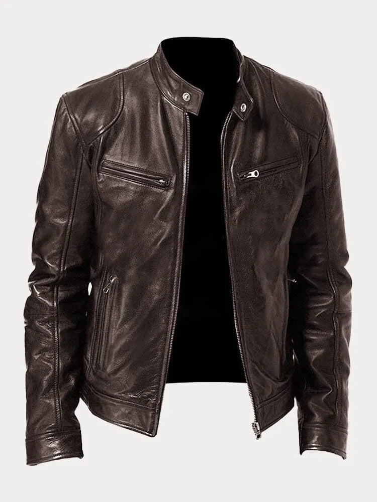 Aurelia - Luxe Leather Jacket