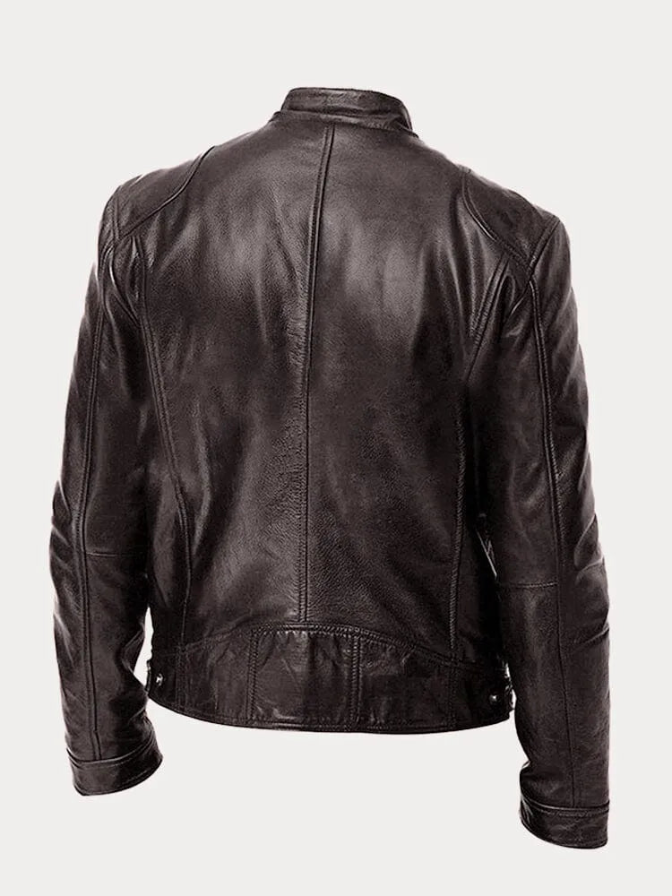 Aurelia - Luxe Leather Jacket