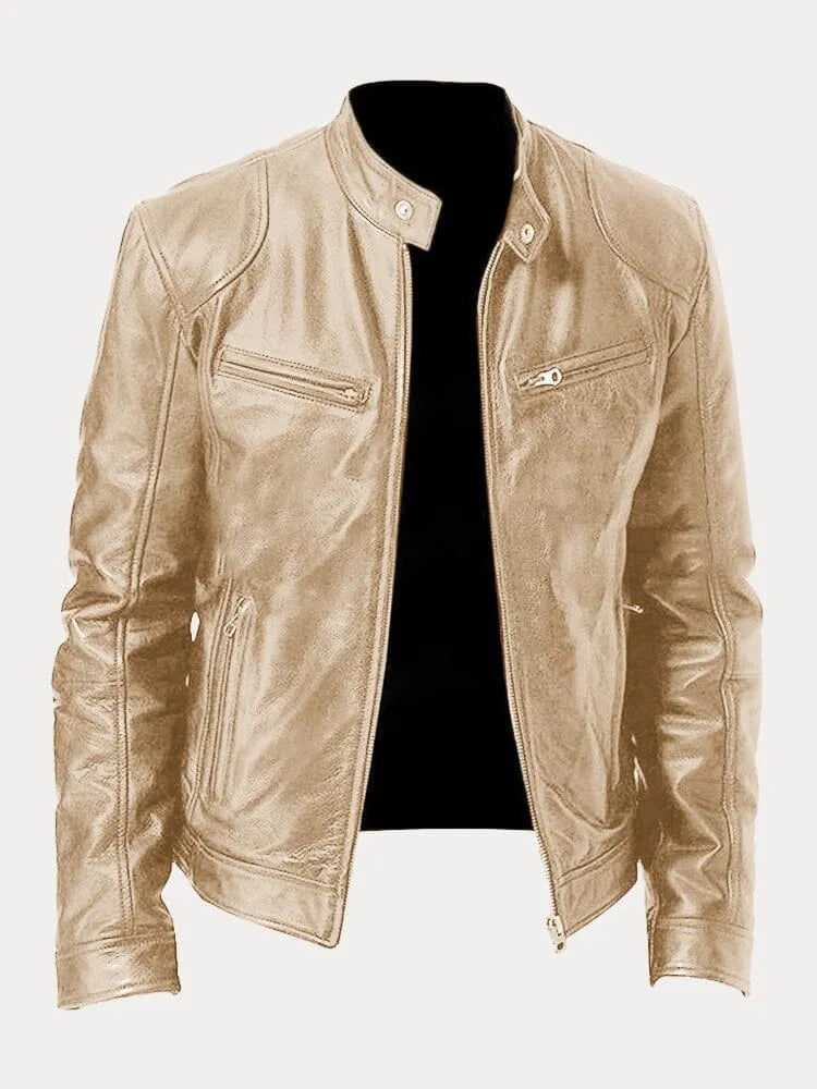 Aurelia - Luxe Leather Jacket