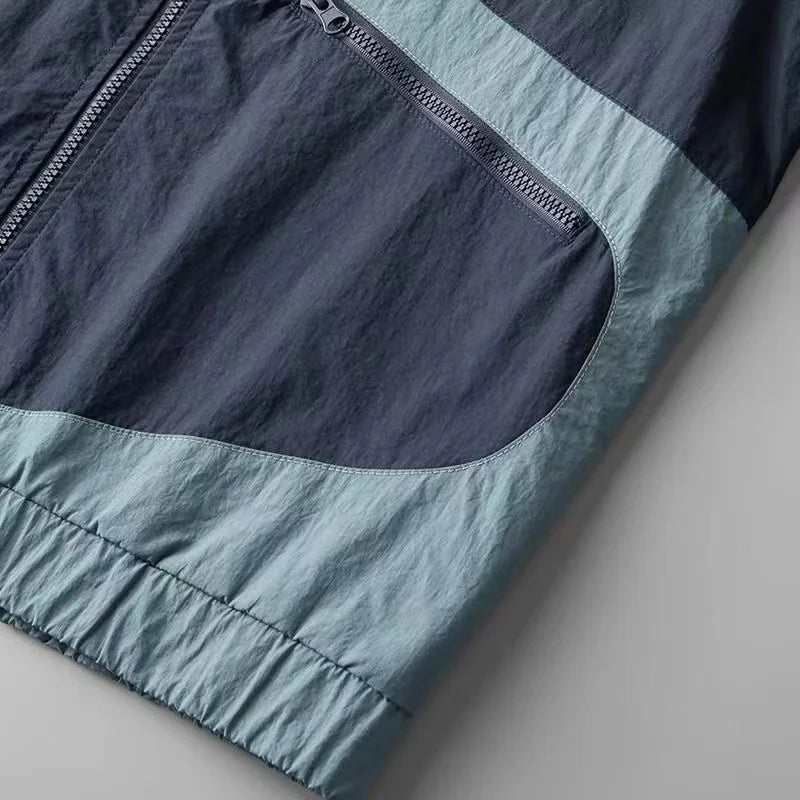 Vellure — Colorblock Rain Jacket