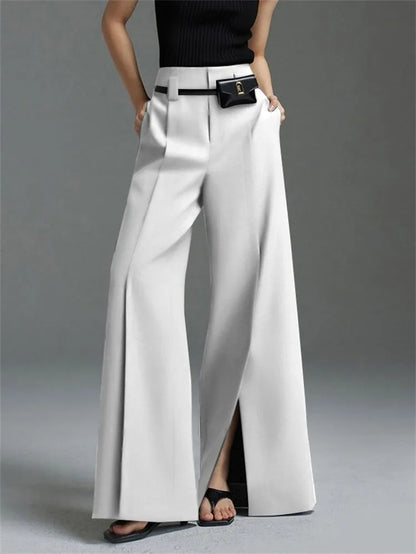 LUMIÈRE — Wide-Leg Trousers