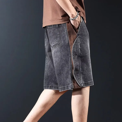 DARLINGTON - Denim Corduroy Shorts
