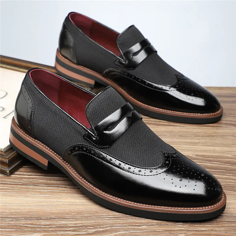 Aurelian Wingtip Elegance Loafers