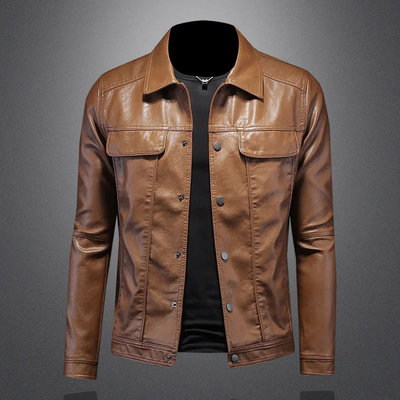 AURUMA — Vegan Leather Jacket