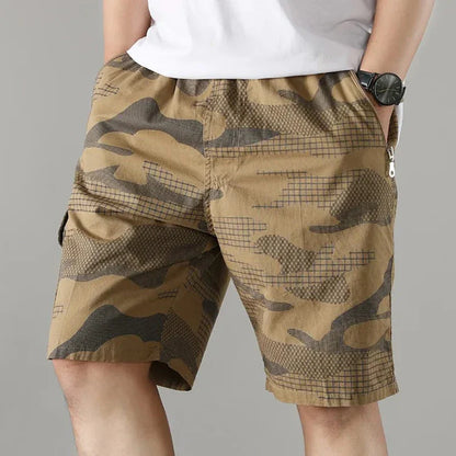 AURORAINE — Camo Elegance Shorts