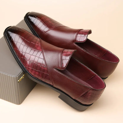 Vellura — Croc Patchwork Loafers