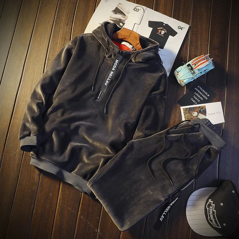 Velurello — Velvet Tracksuit Set