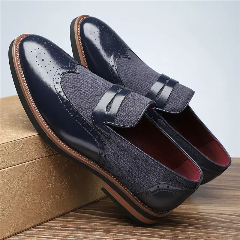 Aurelian Wingtip Elegance Loafers