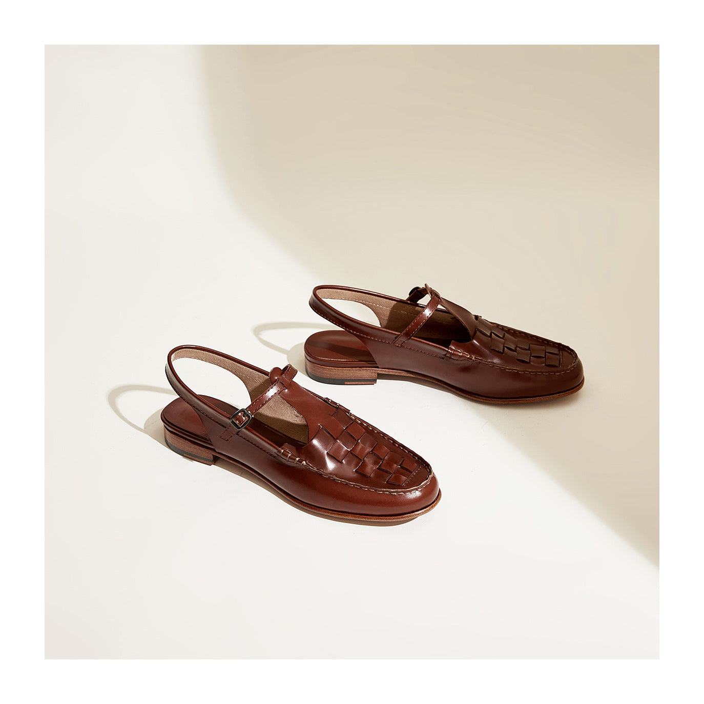 Vellara — Woven Slingback Sandals