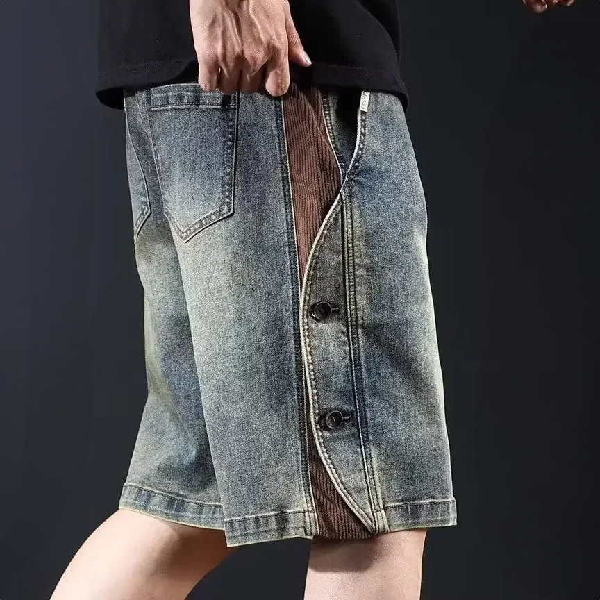 DARLINGTON - Denim Corduroy Shorts