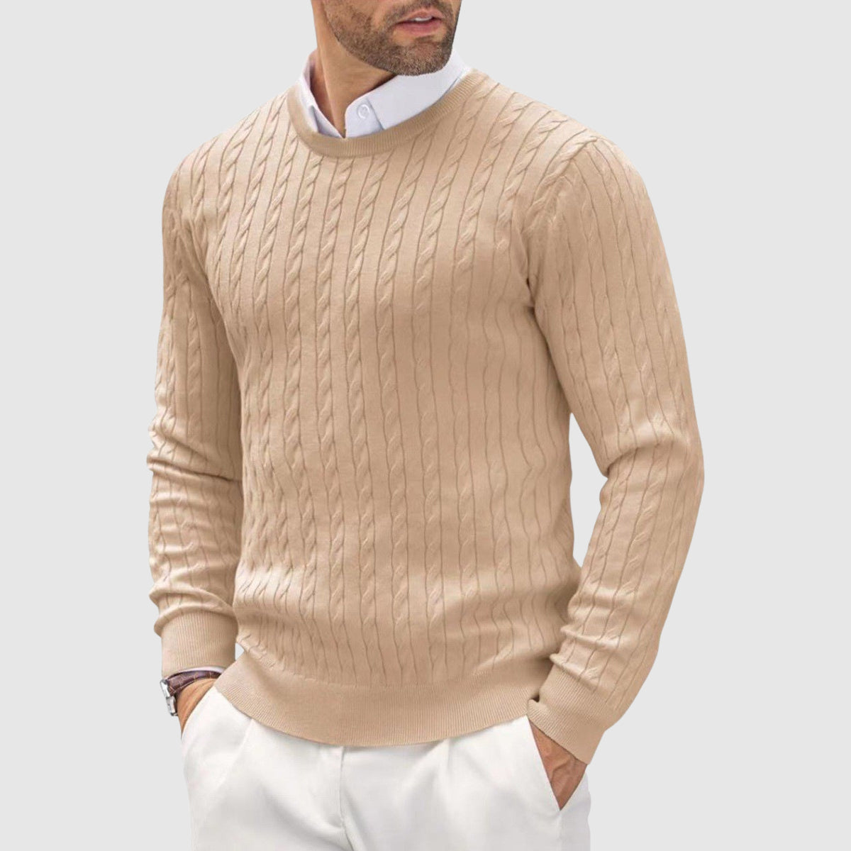 VELLURE — Men's Luxe Knit Pullover