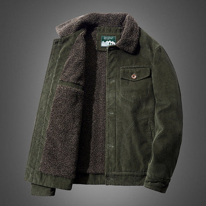 AURORA — Sherpa-Lined Corduroy Jacket