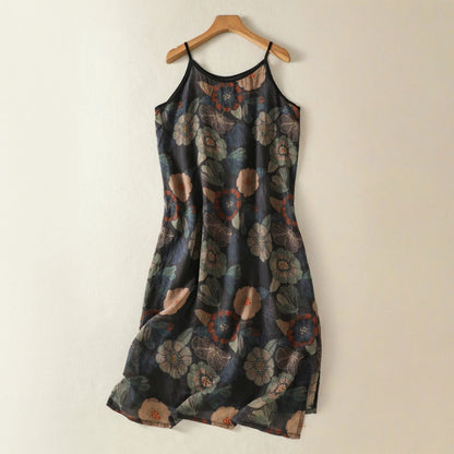 VIVIANA LINEN SLIP DRESS