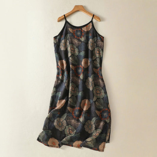 VIVIANA LINEN SLIP DRESS