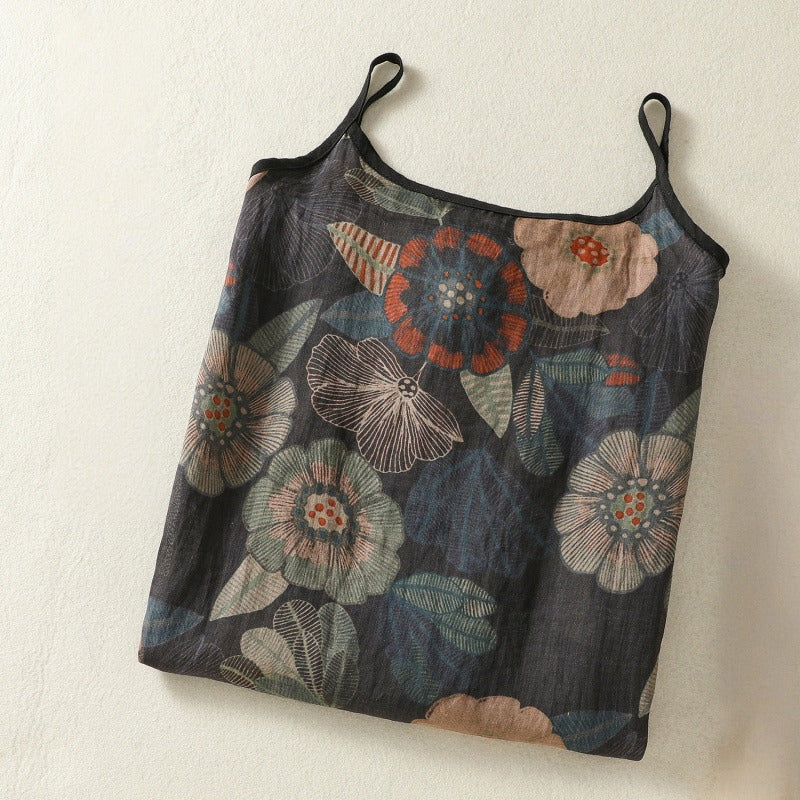 VIVIANA LINEN SLIP DRESS