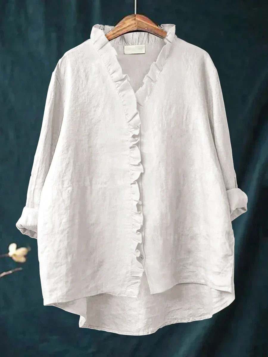 Linxia - Serenity Cotton-Linen Blouse