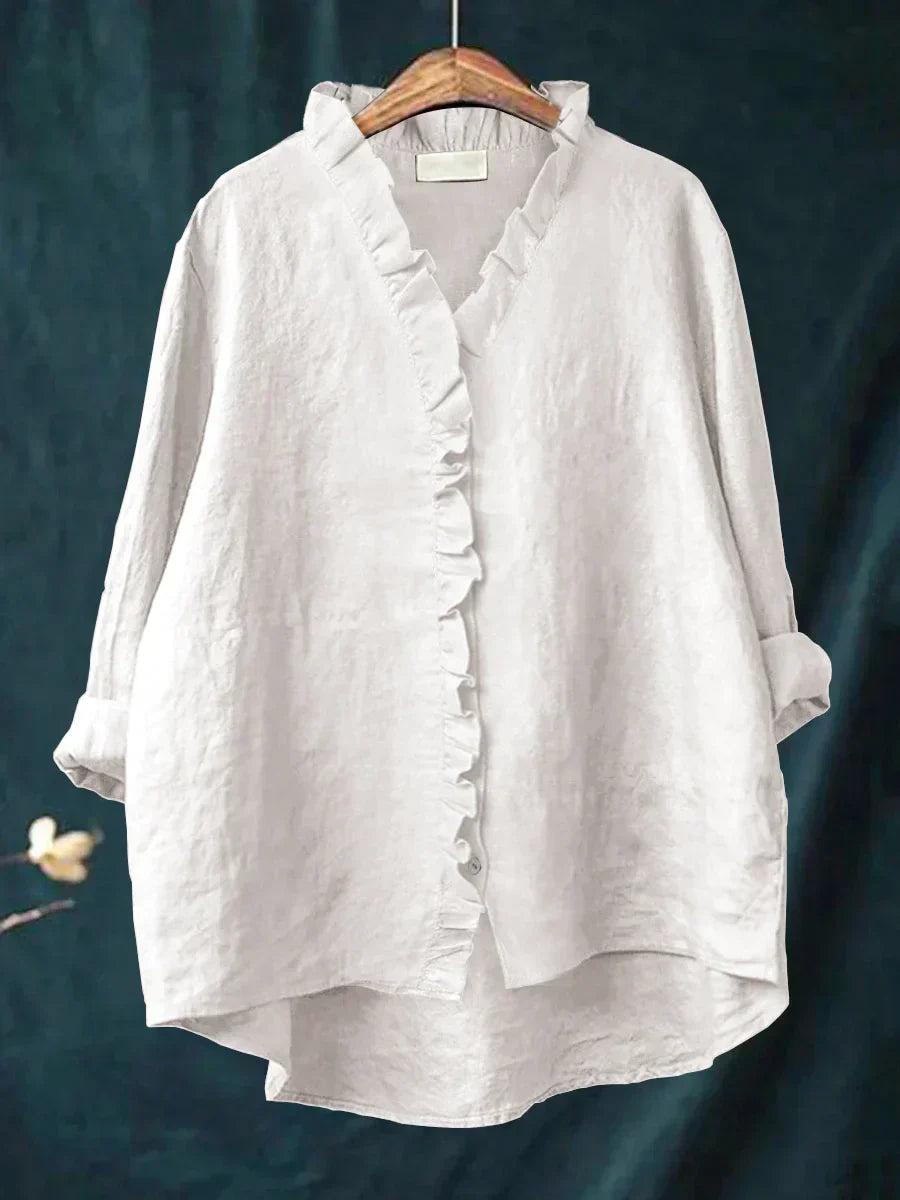 Linxia - Serenity Cotton-Linen Blouse