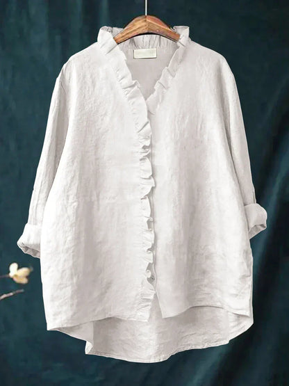Linxia - Serenity Cotton-Linen Blouse