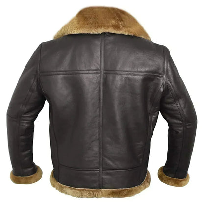 ELVERON — Luxe Shearling Leather Jacket