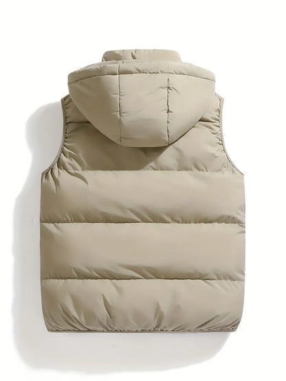 AURÉLIS — Hooded Puffer Vest