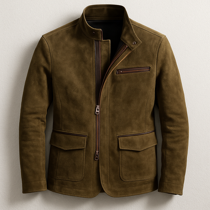 MIRANO — Suede Field Jacket