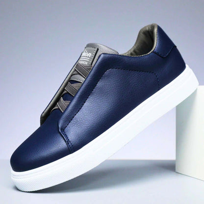 Molvana - Leather Platform Sneaker - 14:173#Blue 4749;200000124:200000900;200007763:201336100