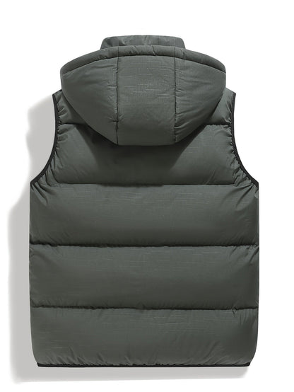 AURÉLIS — Hooded Puffer Vest