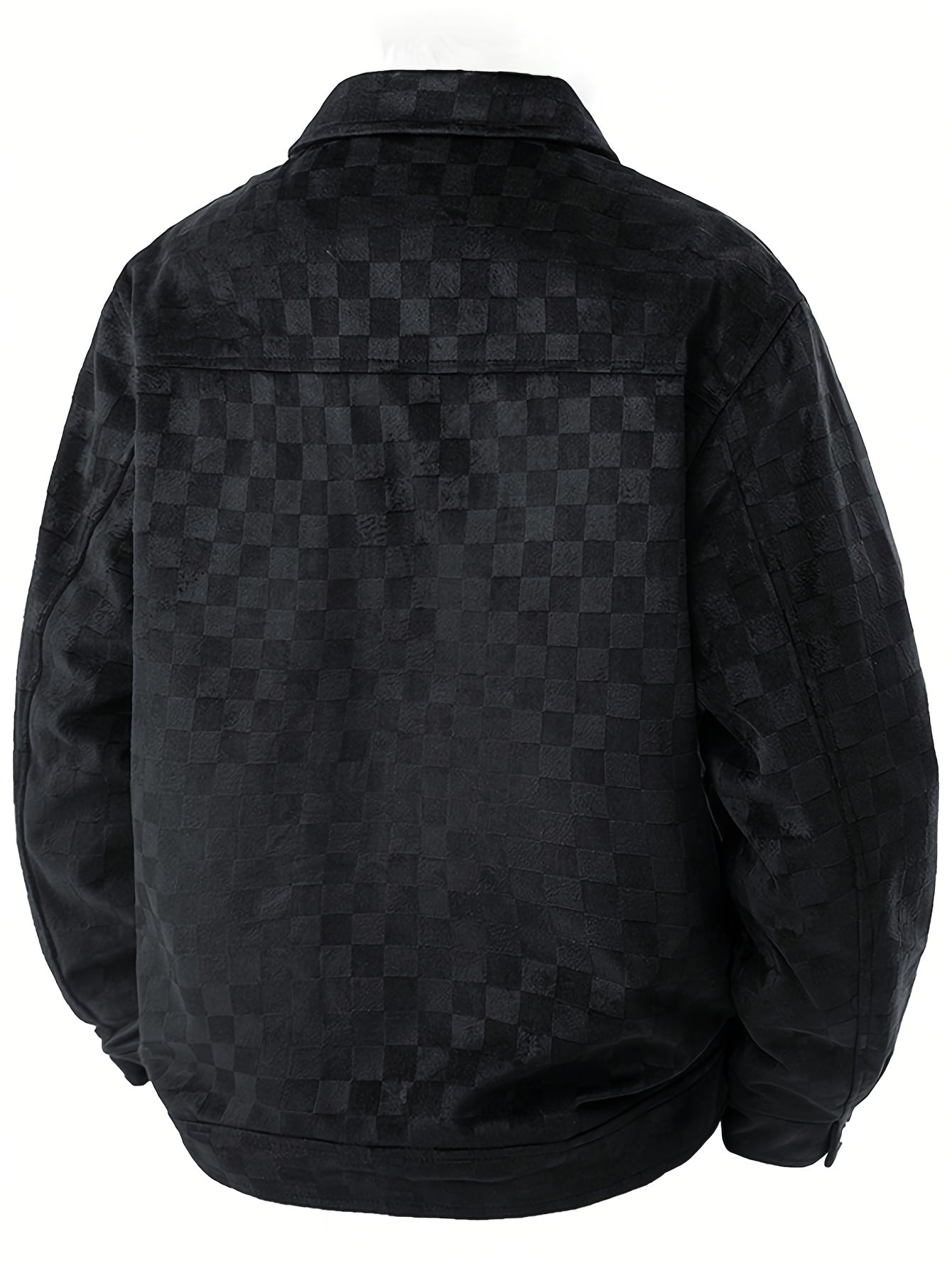 CALDERO — Checkered Suede Jacket
