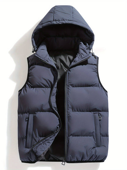 AURÉLIS — Hooded Puffer Vest