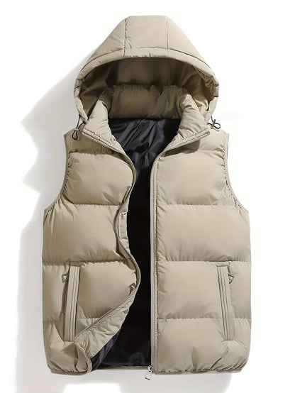 AURÉLIS — Hooded Puffer Vest
