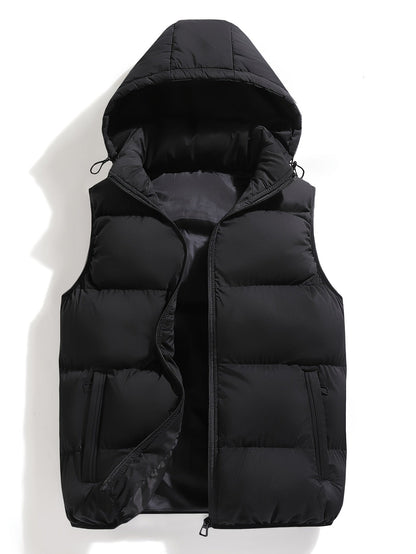 AURÉLIS — Hooded Puffer Vest